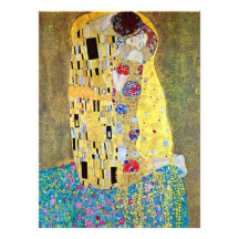 Wedding Invitation; The Kiss by Gustav Klimt