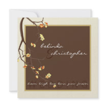 WEDDING INVITATIONS :: cherry blossoms 3SQ