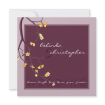 WEDDING INVITATIONS :: cherry blossoms 5SQ