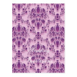 Wedding Invitations  Postcard Vertical Template
