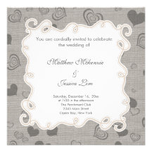 Wedding Love Dovey Custom Announcement