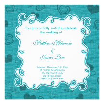 Wedding Love Dovey Custom Announcements