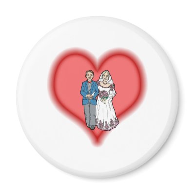 wedding refrigerator magnet by shopaholicchick