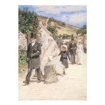 Wedding March by Robinson, Impressionism Wedding Invitation