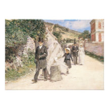 Wedding March by Robinson, Impressionism Wedding Custom Invite