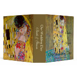 Wedding Memories; The Kiss by Gustav Klimt Vinyl Binders