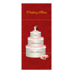 Wedding Menu Rack Card