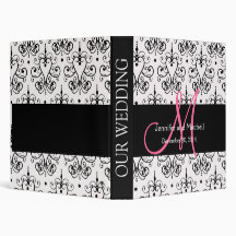 Wedding Monogram Chandeliers Planner Binders