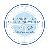 Wedding Monogram Sticker - Personalize it!