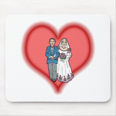 wedding mouse pad by shopaholicchick