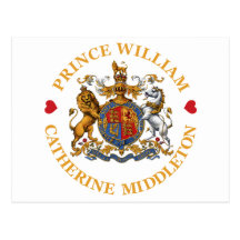 Wedding of Prince William and Catherine Middleton Post Cards