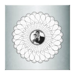 Wedding Or Anniversary Custom Photo Silver Canvas Prints