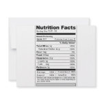 Wedding or Anniversary Sweet Funny Nutrition Label invitations