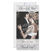 Wedding or Other Thank You Customized Photo Card
