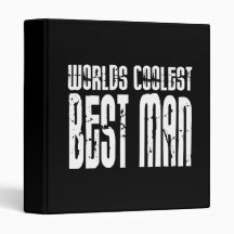 Wedding Parties & Favours : Worlds Coolest Best Ma 3 Ring Binder