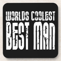Wedding Parties & Favours : Worlds Coolest Best Ma Drink Coasters