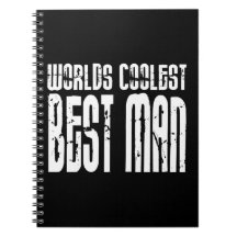 Wedding Parties & Favours : Worlds Coolest Best Ma Spiral Note Book