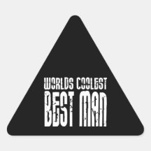 Wedding Parties & Favours : Worlds Coolest Best Ma Stickers