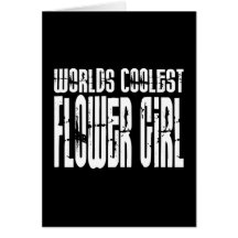 Wedding Party Favours : Worlds Coolest Flower Girl Cards