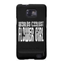 Wedding Party Favours : Worlds Coolest Flower Girl Samsung Galaxy S2 Case
