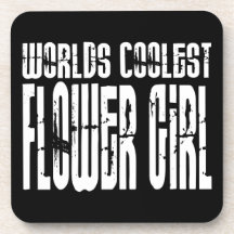 Wedding Party Favours : Worlds Coolest Flower Girl Coasters