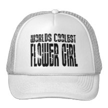 Wedding Party Favours : Worlds Coolest Flower Girl Mesh Hats
