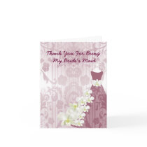 Wedding Party Thank You Card