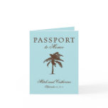 Wedding Passport Invitation to Mexico cards