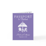 Wedding Passport Invitation to Thailand