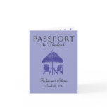 Wedding Passport Invitation to Thailand cards
