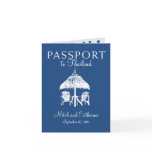 Wedding Passport Invitation to Thailand cards