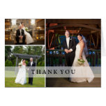 Wedding Photo Collage - Thank You Greeting Cards