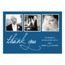 Wedding Photo Collage - Thank You Invitations