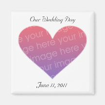 Wedding Photo Magnet