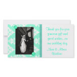 Wedding Photo Thank You Card Personalized Photo Card