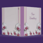 Wedding Pink Orchids Avery Binder binders