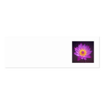 Wedding Place Name Card - lotus flower