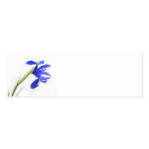 Wedding Place Name Card - purple iris flower