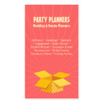 Wedding Planner/Organizer Business Card Template business cards