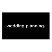 Wedding Planning Business Card Template