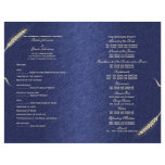 Wedding program template (four) flyers