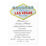 Wedding Reception Enclosure Vegas Theme Business Card Template