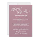 Wedding Rehearsal | Practice Makes Perfect Custom Announcements