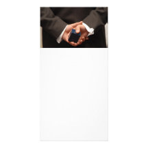 Wedding ring photo card