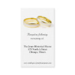 Wedding Ring Wedding enclosure cards business cards