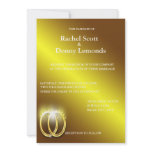Wedding Rings 5" x 7" Wedding Invitation