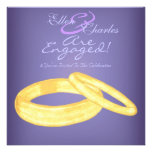 Wedding Rings Custom Invitations