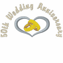 Wedding Rings Heart - 50th Anniversary