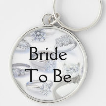 Wedding Rings Key Chain