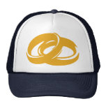 Wedding rings mesh hat